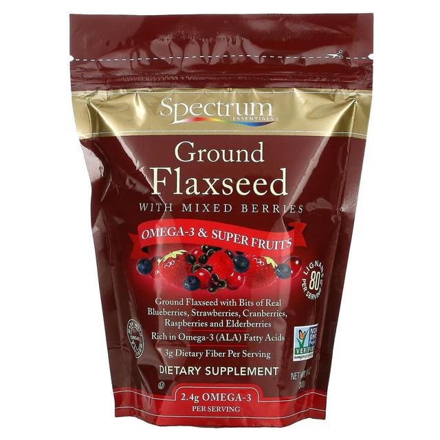 Spectrum Essentials, Ground Flaxseed with Mixed Berries, 12 oz (340 g) on Productcaster.