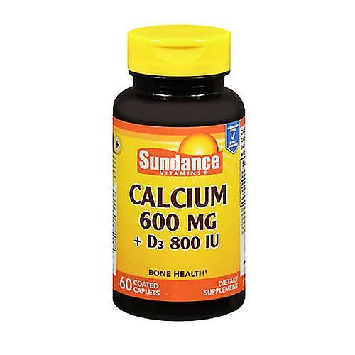 Sundance Calcium + Vitamin D3 Coated Caplets, 60 Tabs (Pack of 3) on Productcaster.