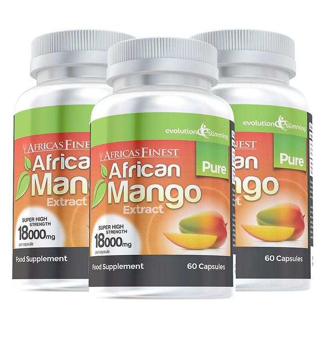 Africa's Finest Pure African Mango 18,000mg - 180 Capsules - Dietary Supplement - Evolution Slimming on Productcaster.