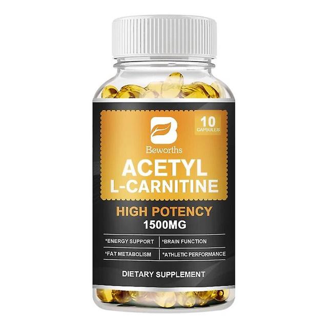 Eccpp Acetyl L-carnitine Capsule For Metabolic Energy Fitness Exercise Dietary Supplement Performance&muscle Recovery Adult 10pcs on Productcaster.