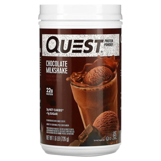 Quest Nutrition Quest Ernæring, Proteinpulver, Chokolademilkshake, 1,6 lb (726 g) on Productcaster.