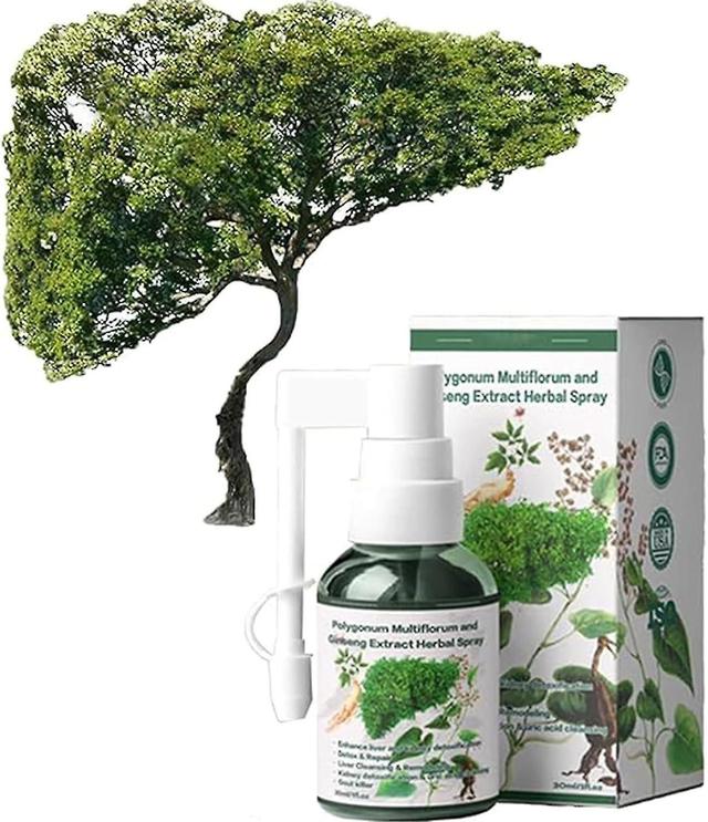 Polygonum Multiflorum e extrato de ginseng Herbal Spray, Herbal Extractliver Clearing Drops, Polygonu on Productcaster.