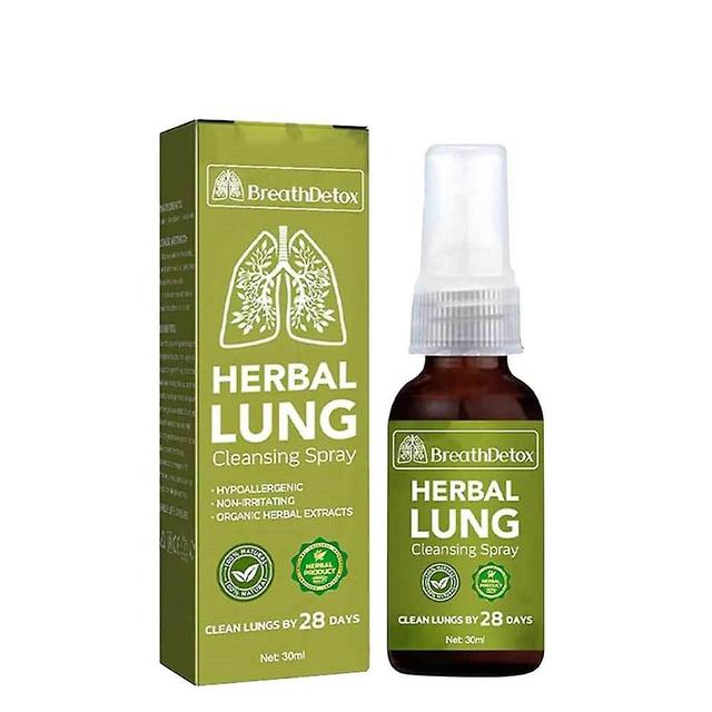 Herbal Lung Cleansing Spray Herbal Spray Natural Herbal Lung Essence Clean Breath 30ml Lung Cleansing Spray 1 on Productcaster.