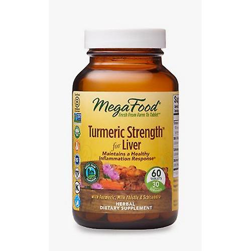 MegaFood Turmeric Strength for Liver, 60 Tabs (Pack of 1) on Productcaster.