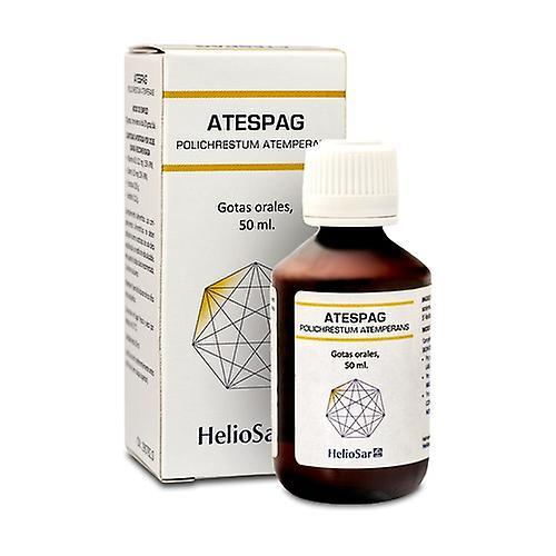 Heliosar Atespag polichrestum atemperansin tyhjennys ja nesteen kertyminen 50 ml on Productcaster.