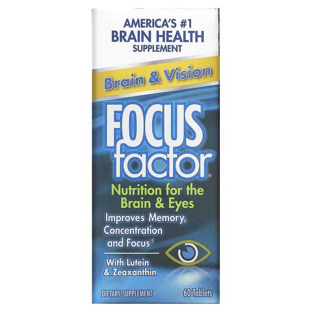 Focus Factor Fator de Foco, Cérebro e Visão, 60 Comprimidos on Productcaster.