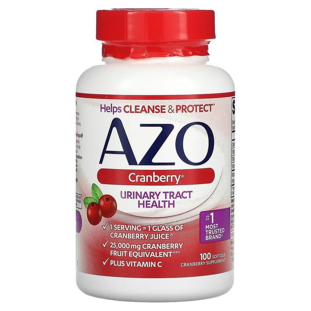 Azo, Cranberry, Urineweg gezondheid, 100 Softgels on Productcaster.