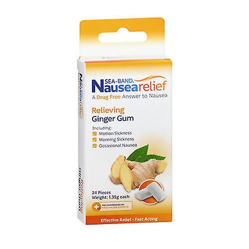 Sea-Band Anti-Nausea Ginger Gum, 24 each (Pack of 1) on Productcaster.