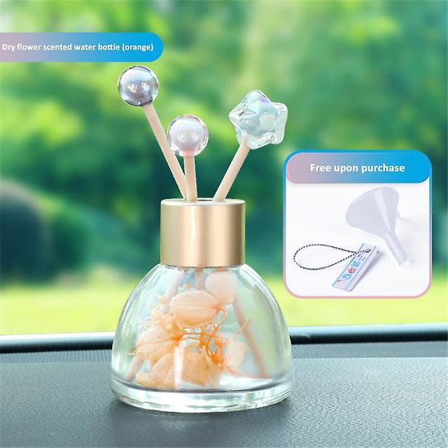 Cute Flower Aromatherapy Car Air Outlet Decoration Perfume Clip Dispenser Bottle Air Freshener Decor Auto Interior Accessories on Productcaster.