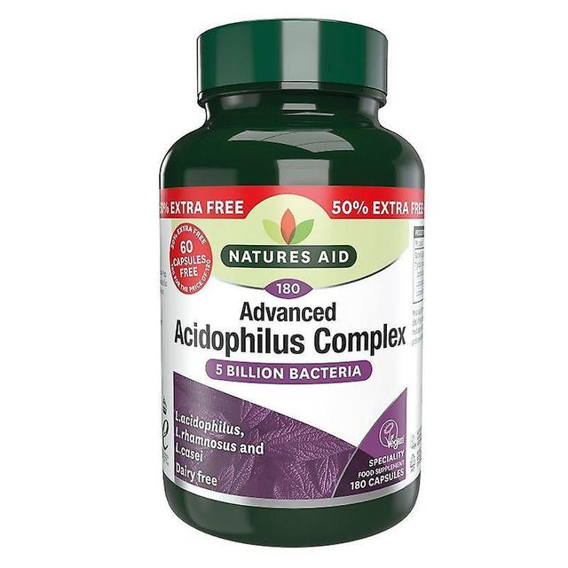 Natures Aid Nature's Aid Acidophilus Complex 5 Billion Capsules 180 (126446) on Productcaster.