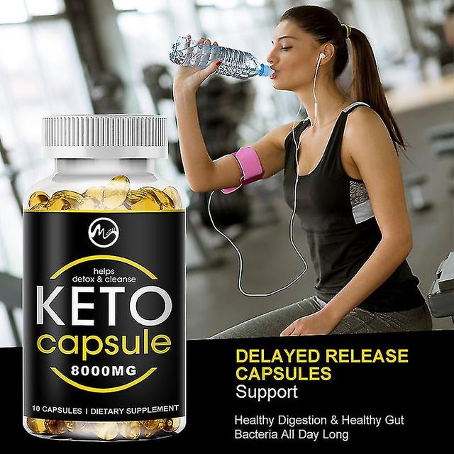 Guoguo Lose Weight Keto Capsules Burning Belly Fat Provide Energy Strengthen Immunity Help Deep Sleep 100% Pure Gel For Adults 60 capsules on Productcaster.