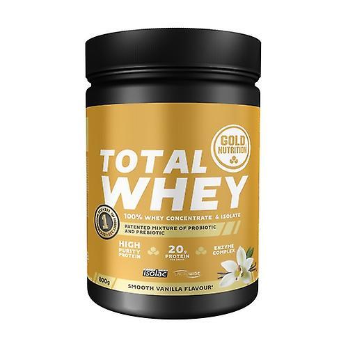 Gold Nutrition Total vanilla whey 800 g of powder on Productcaster.