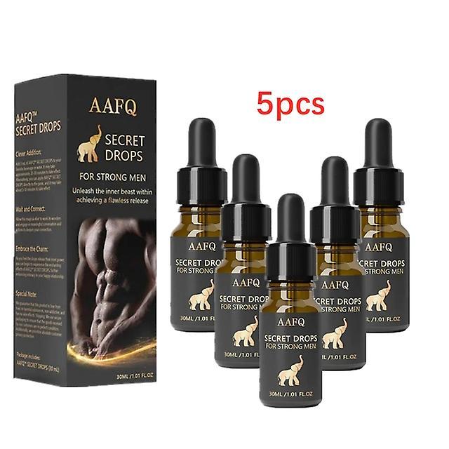 Scvvd Lot Secret Drops For Strong, Powerful Men, Secret Happy Drops Forbedring af følsomhed, frigivelse af stress og 5stk 30ml on Productcaster.