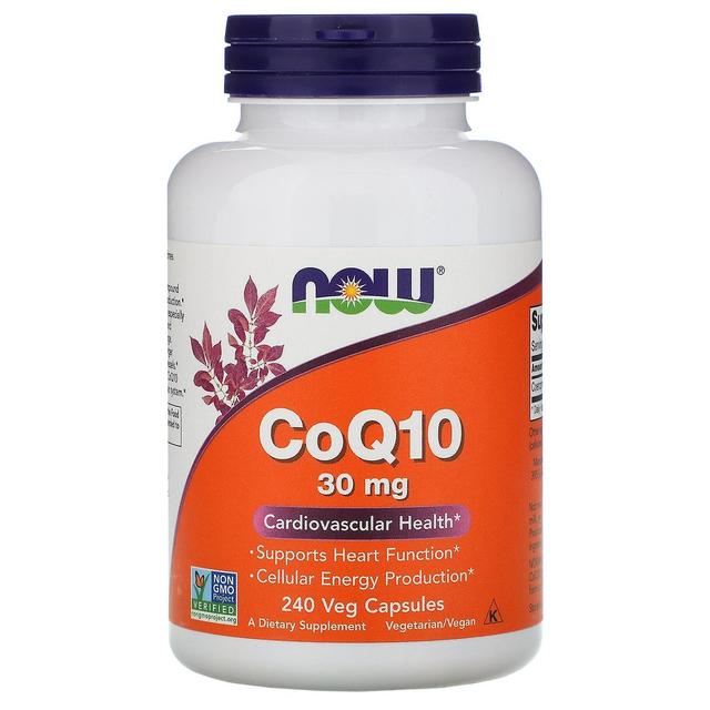 Now Foods, CoQ10, 30 mg, 240 Veg Capsules on Productcaster.