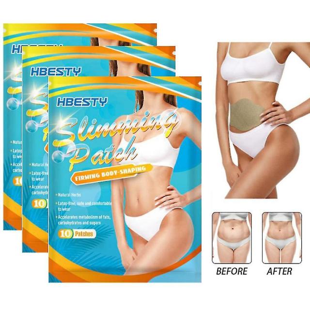 10-30x Burn Up Belly Burning Sticker Shaping Patch Fat Loss Quick Slimming Patch_HQ 30PCS on Productcaster.