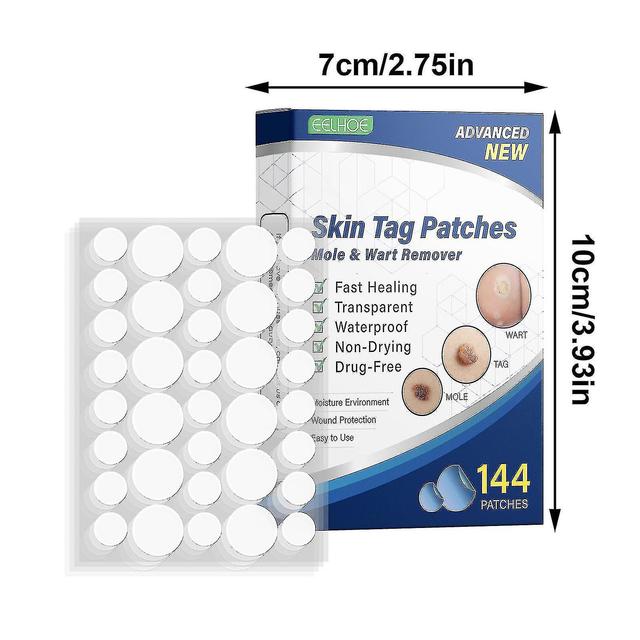 144pcs Treating Patch Removing Wart Moles And Skin Tags Pain- 100% New on Productcaster.