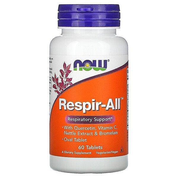 Now Foods, Respir-All, 60 Tablets on Productcaster.