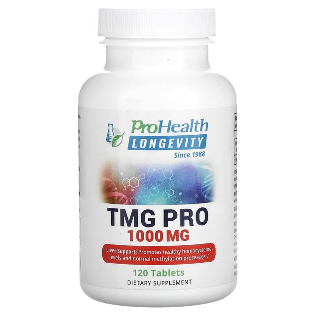 ProHealth Longevity ProHealth Lang levetid, TMG Pro, 1,000 mg, 120 tabletter on Productcaster.