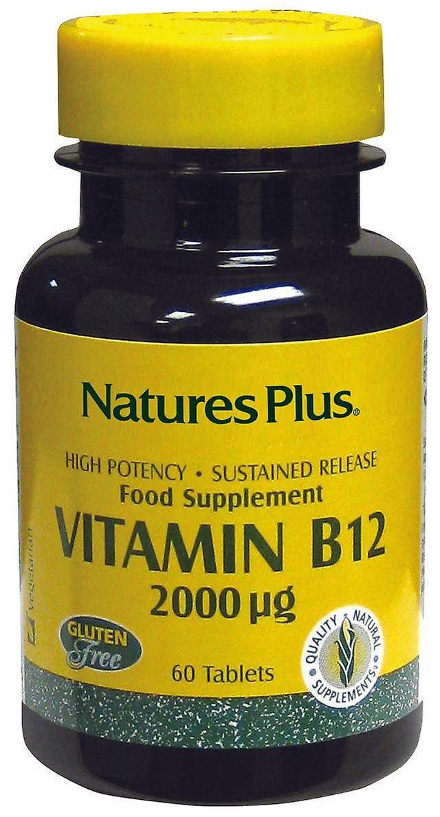 Nature's plus vitamín B12 2000ug 60's on Productcaster.