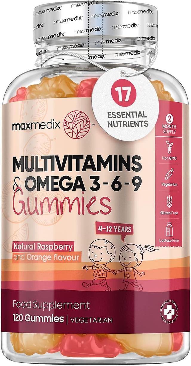 Børn Multivitaminer Tyggetabletter 120 Gummies til Immune Booster Skin Joints & Bones Af maxmedix on Productcaster.