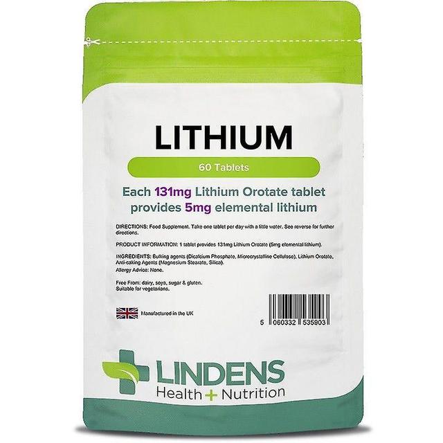 Lindens Lítium 5mg tablety 60 (5903) on Productcaster.