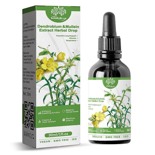 Besser 30 ml Dendrobium Mullein Extrakt Kraftfull Lung Rengöra Respiratory Herbal Drop on Productcaster.