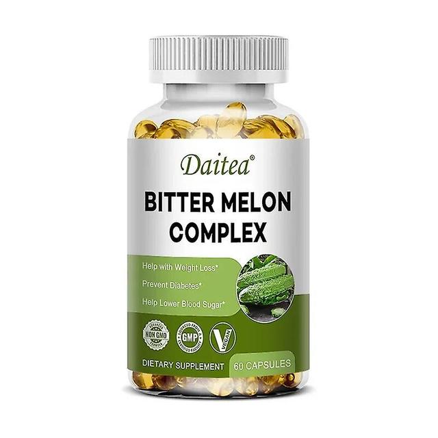 Vorallme Bitter Melon Extract - Helps Promote Digestion, Circulatory Stress Balance And Body Management, Non-gmo, Gluten-free 60 count-1 bottle on Productcaster.