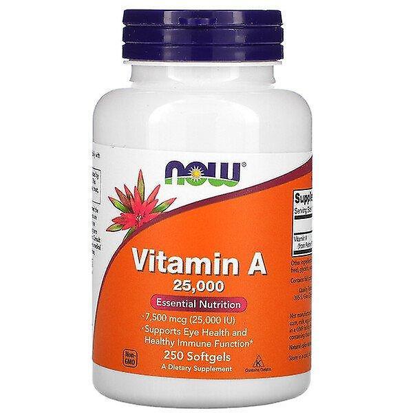 Now Foods, Vitamin A, 25,000 IU, 250 Softgels on Productcaster.