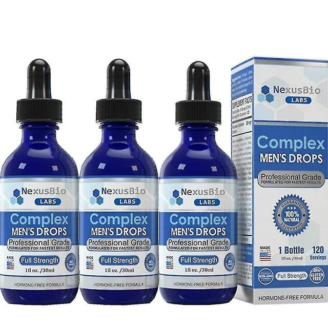 Men's Complex Concentrated Drops, Mens Enhancement Drops 3pcs on Productcaster.