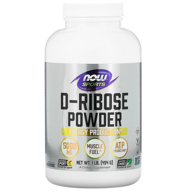 NOW Foods, Sports, D-Ribose Powder, 1 lb (454 g) on Productcaster.