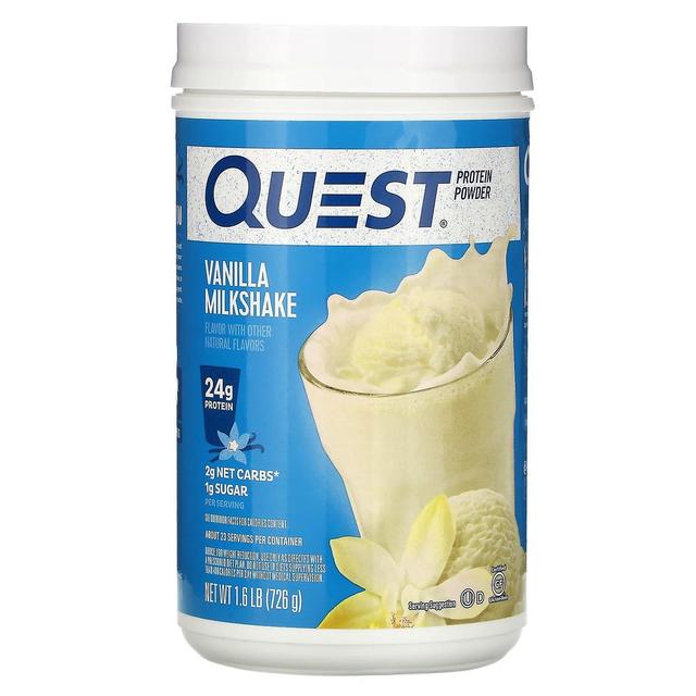 Quest Nutrition, Protein Powder, Vanilla Milkshake, 1.6 lb (726 g) on Productcaster.