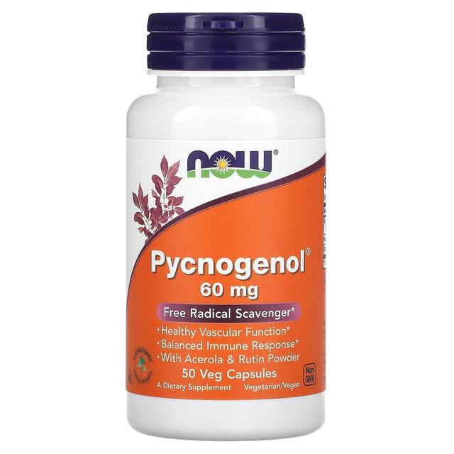 NOW Foods, Pycnogenol, 60 mg, 50 Veg Capsules on Productcaster.