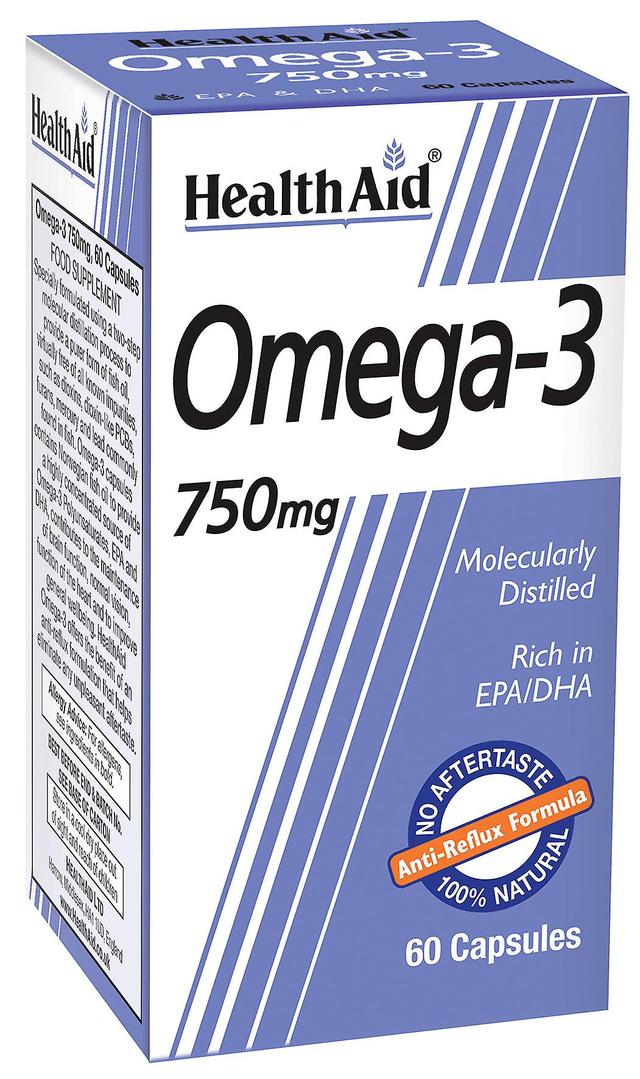 Health aid omega-3 750mg 60's on Productcaster.