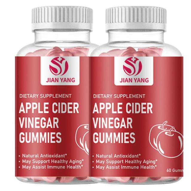 Apple Cider Vinegar Gummies - (1 Pack, 60 Count, Mother's, Gluten-free, Vegan, Beetroot, Pomegranate) 2pcs on Productcaster.