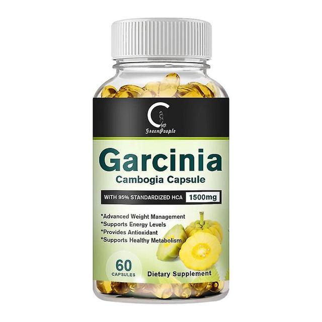 Eccpp Organiska Garcinia Cambogia kapslar Bantning Gå ner i vikt Snabb aptitdämpande bantningsverktyg Skönhet Hälsa 1bottle 60pcs on Productcaster.