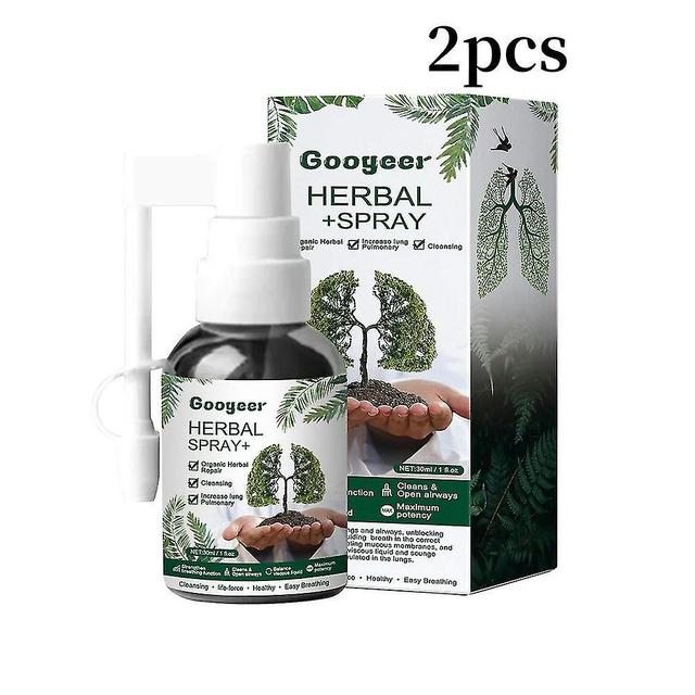 Szlykj 30 ml de spray herbal para la salud pulmonar | Alivia el malestar corporal y la fatiga, promueve la relajación 2pcs on Productcaster.