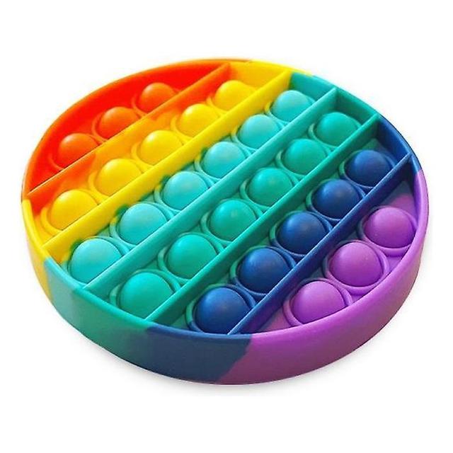 Stuff Certified Stuff Certified Pop It - Fidget Anti Stress Toy Bubble Toy Silicone Rainbow on Productcaster.