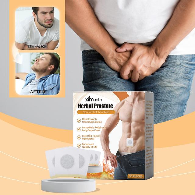 Elewelt Herbal Prostate Comfort Patch for Men, Prostate Care Patch, Prostate Belly Button Patch, Breathable Discomfort Relief Promote Navel Urinati... on Productcaster.