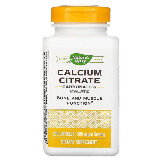 Nature's Way, Calcium Citrate, 250 mg, 250 Capsules on Productcaster.