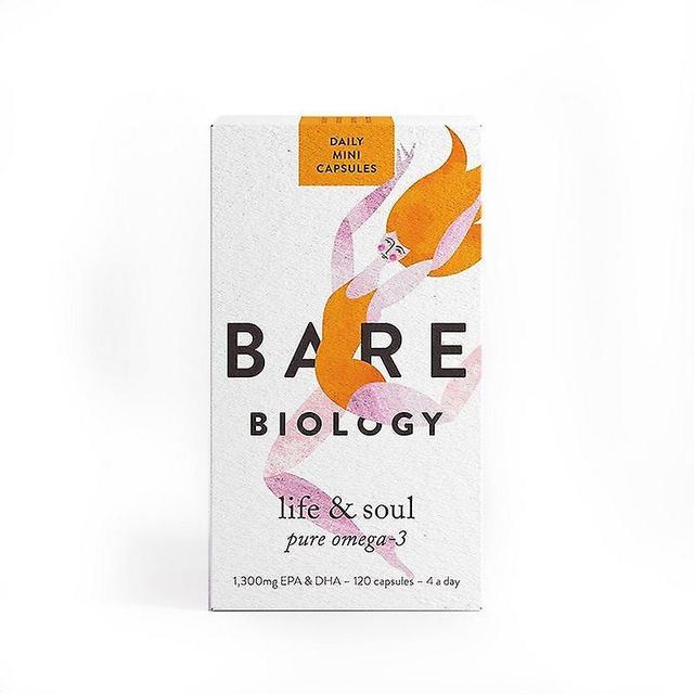 Bare Biology Holé Biológia Život & Soul Pure Omega-3 Mini-Čiapky 120 on Productcaster.