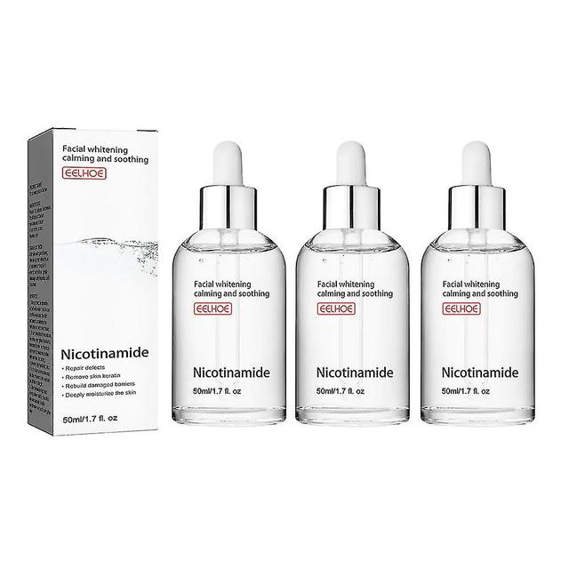 Nicotinic Acid Face Brighten Essences Soft And Skin-friendly Liquid For Women 3pcs on Productcaster.