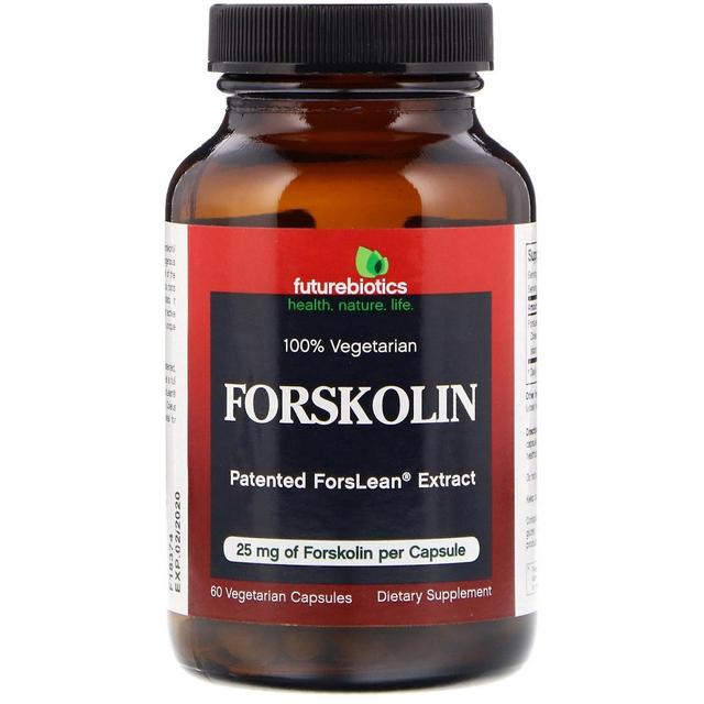 FutureBiotics, Forskolin, 25 mg, 60 capsules végétariennes on Productcaster.