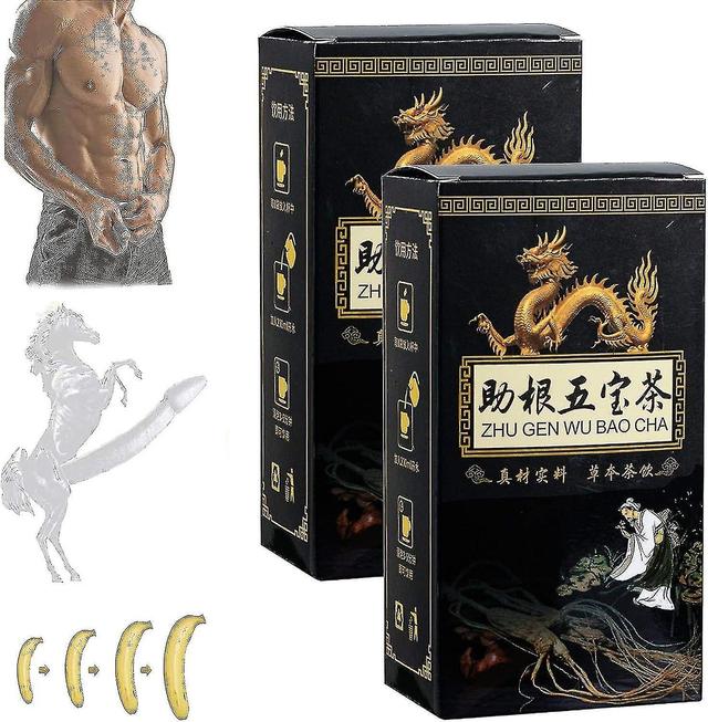 Ginseng cinq trésors thé thé pour les reins, thé pour les reins essentiels pour hommes, thé de soins du foie et des reins, chine 2 boxes on Productcaster.