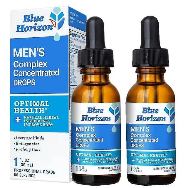 2pcs Blue Horizon Men's Complex Gouttes concentrées, Gouttes d'amélioration pour hommes on Productcaster.