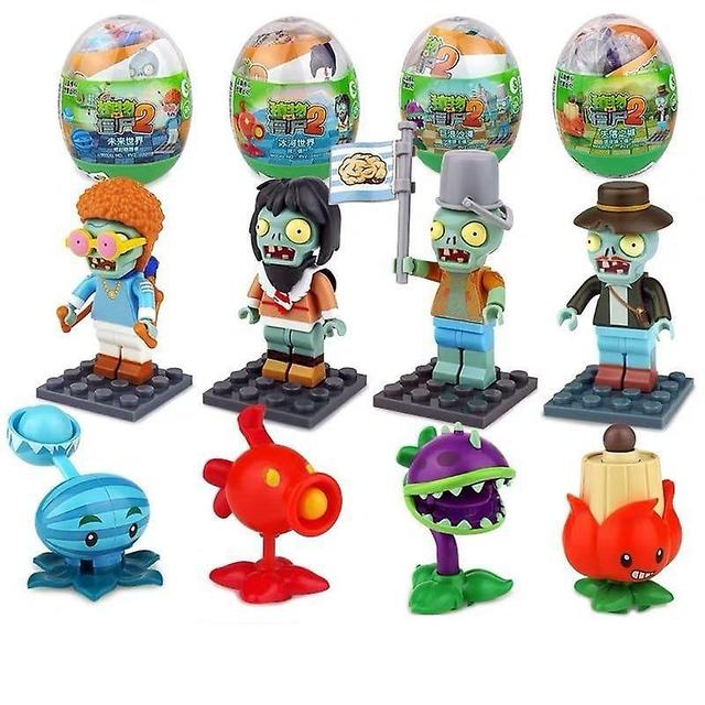 DeliaWinterfel Strange Fun- Egg Zombie, Building Blocks, Blind Box Plants, Capsule Set Capsule Toy C on Productcaster.