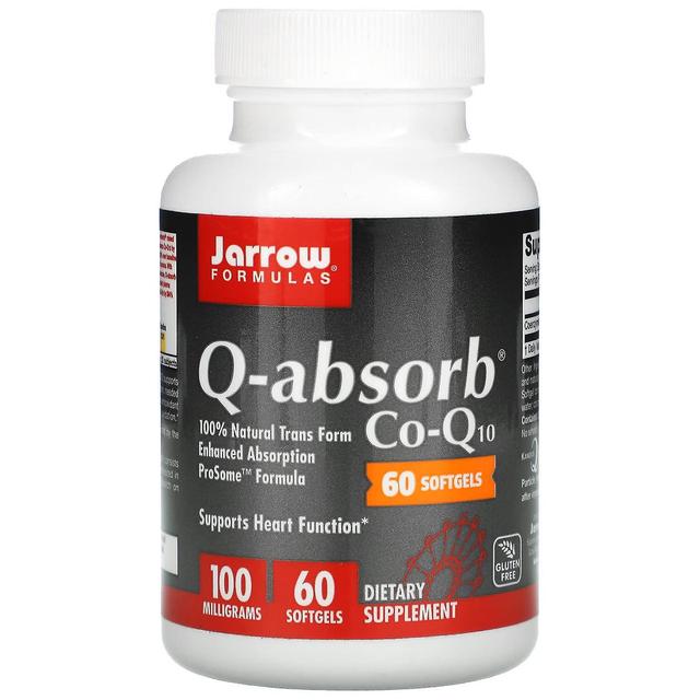 Jarrow Formulas, Q-absorb Co-Q10, 100 mg, 60 Softgels on Productcaster.