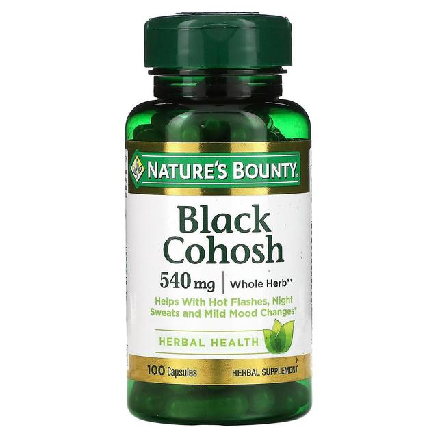 Natures Bounty Nature's Bounty, Black Cohosh, 540 mg, 100 Capsules on Productcaster.