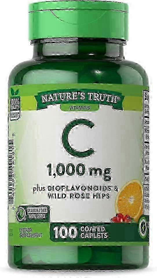 Nature's truth vitamin c, 1000 mgs, caplets revestidos, 100 ea on Productcaster.