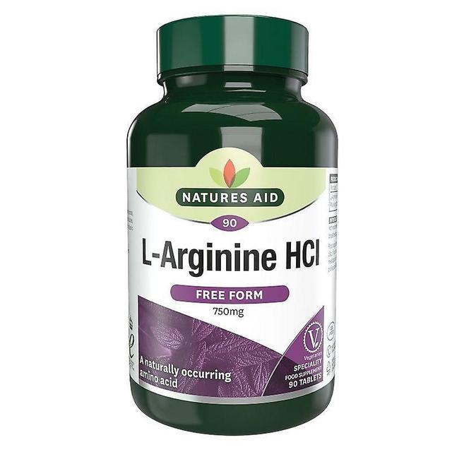 Natures Aid Luonto ' s Aid L-Arginiini HCl 750mg tabletit 90 (132230) on Productcaster.