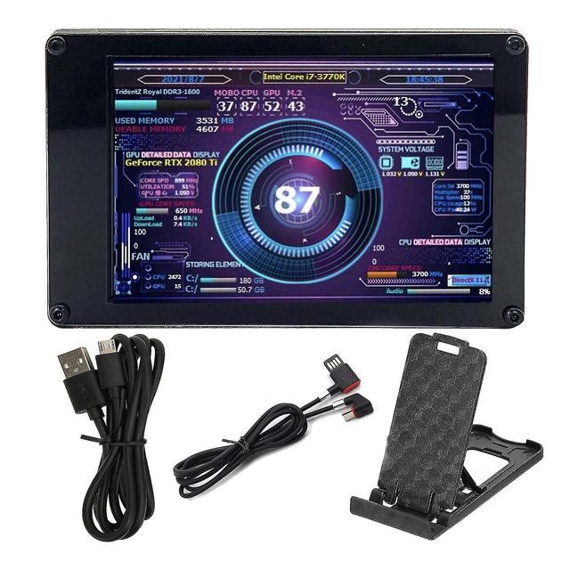 3.5 Inch Computer Mon Ips Lcd Mon Display Aida64 Rgb Ing Usb Display Sub-screen on Productcaster.